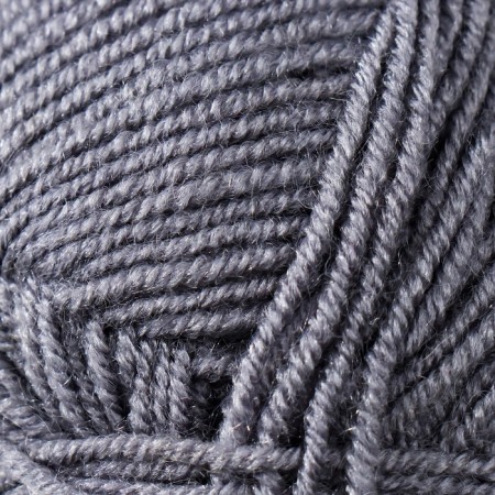 Yarn "Superlana Klasik" 25% wool, 75% acrylic 280m/100g (87 coal-gray)-2