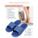Slippers with a massage effect, open nose, size 42-43, blue color
