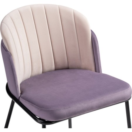 SILIM SIOLIM Metal/velor, black/purple 54x60x76 cm-4