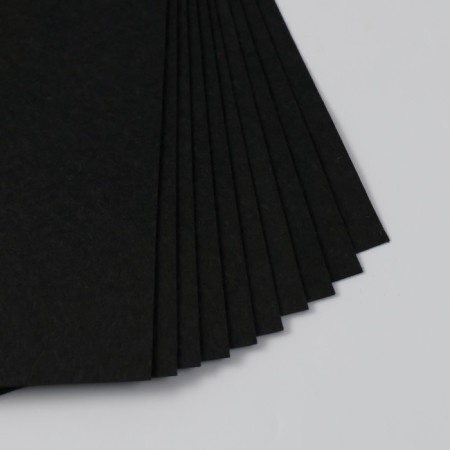 Fetr hard 1 mm "black" set 10 sheets format A4-2