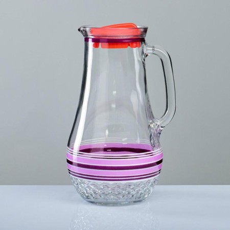 Set for juice "Blueberry" art painting, 6 glasses 1250/200 ml-2