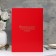 The folder for the marriage of "red" Bumvinyl, A4
