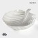 Porcelain salad Magistro "Blanche. Sheet ", 800 ml, 24.5 × 20.5 cm, white color