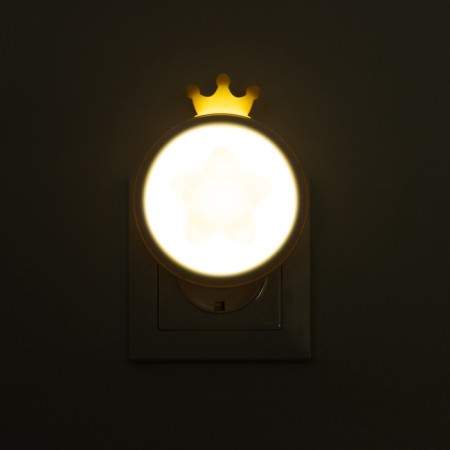 Nightlight "Royal Star" 1W LED light sensor 7x8x10cm-6