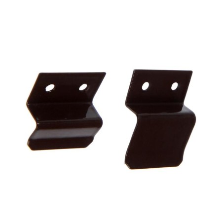 Fastening, metal "top-niz", brown