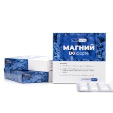 Magnesium B6 Fort, 50 tablets of 500 mg, 3 packages