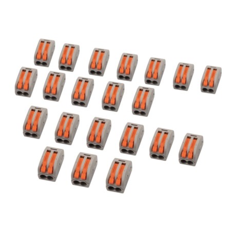 Universal terminal of QMS 222-412, 2-wire gray 0.08-2.5/4 mm² (20 pcs./Union) Rexant-5