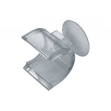 Holder R-19A for glass without suction cup, plastic