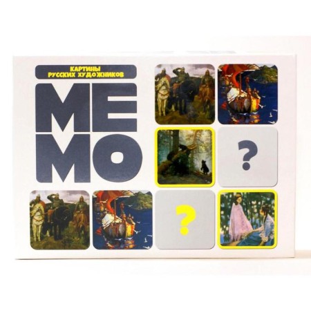 Настольная игра «Мемо. Картины русских художников», 50 карточек-1