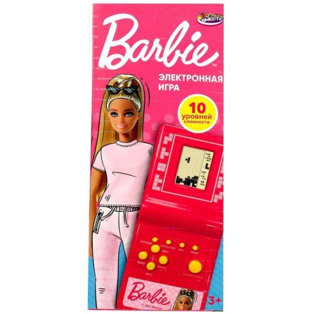 Electronic logical game "Barbie", 7 × 14.5 × 2 cm