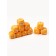 Playing bones, 1.6 x 1.6 cm, set 50 pcs, yellow