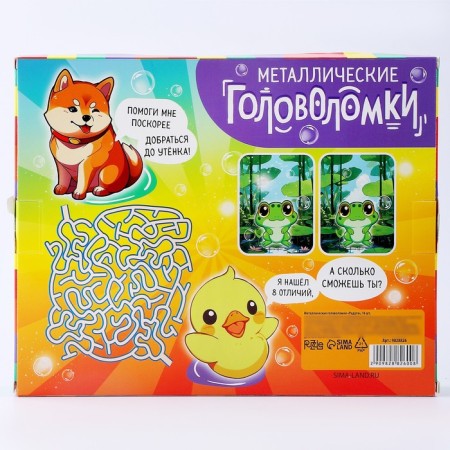Metal puzzles 16 pcs "Rainbow"-11
