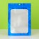 SIP-Lock package with a window, with Euroslot, blue, 13.5 x 19.5 cm