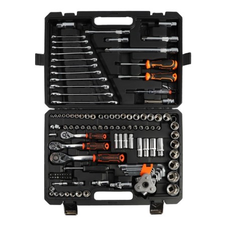 Set of instruments Universal Kingqueen Wib-80007, 72 tooth, 1/2 3/8 1/4 ", 121 subject-1