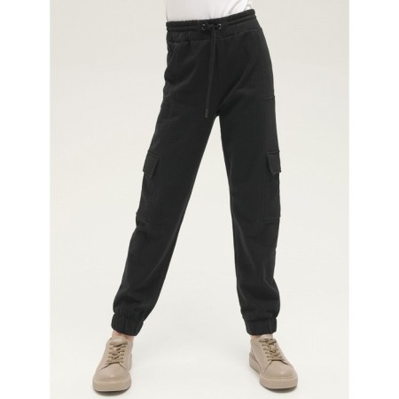 Pants for girls, height 116 cm, black color-8