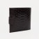 Men's purse on a button, for bills, for cards, for coins, brown color