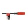 Scrap screwdriver, rubberized handle, PH1 x 100 mm