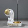 Kurilnya "Monkey with a ball standing", white