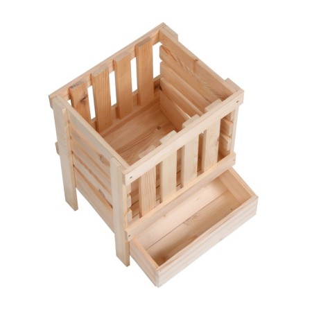 Box for vegetables, 30 × 40 × 50 cm, wooden, Greengo-3