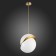 Suspension lamp ST LUCE. SL1164.323.01. Laico. 1x60 watts, E27, 30x30x35 cm, brass color