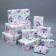 A set of boxes 10 in 1, gift packaging, “flowers”, 12 x 7 x 4 - 32.5 x 20 x 12.5 cm
