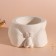 Interior item "Dignity" height 10 cm, width 17 cm white