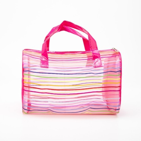 Lightning cosmetic bag, pink color-1