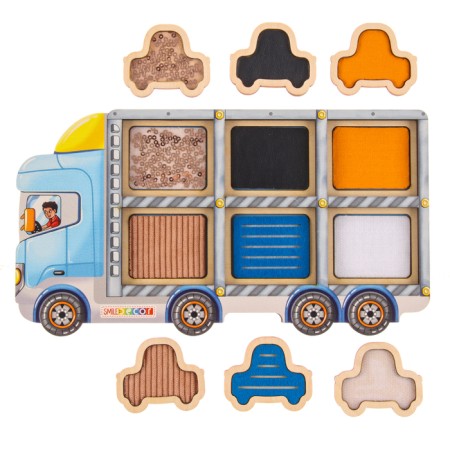 Game on the Montessori system "Tactile machines"-2