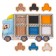Game on the Montessori system "Tactile machines"