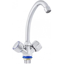 FAUZT FZS-21-63 kitchen mixer, two-wound, pour length 135 mm, chrome
