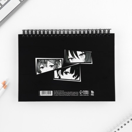 Sketchbook in a solid cover on the crest A5, 80 liters. 100 g/m "Anime. Comic "-6