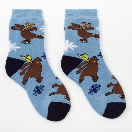 Noski children's terry, blue color, size 18-20-1