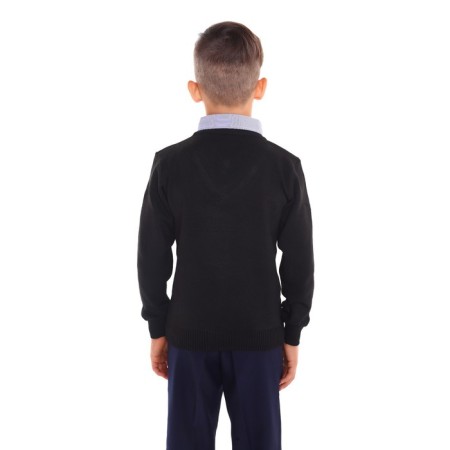 School jumper-unit for boys, black color, height 134-140cm-3