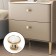 Cappio, RK101, d = 32 mm, plastic, color gold with a white insert