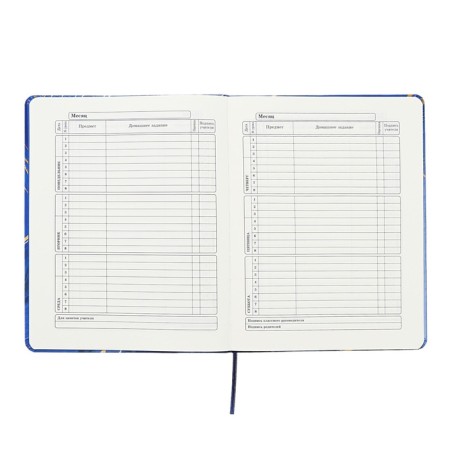Universal diary for grades 1-11 Perfect, hard cover, artificial leather, foil embossing, tinted block, 48 sheets-7