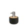 Fancy liquid soap dispenser, black color