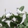 A set of birds for decor and floristry, on the clothespin, plastic, white, 2 pcs., 13 x 3 x 3 cm