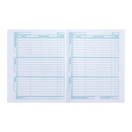 School diary for grades 1-11 Militari, cover of coated cardboard, 40 sheets-6