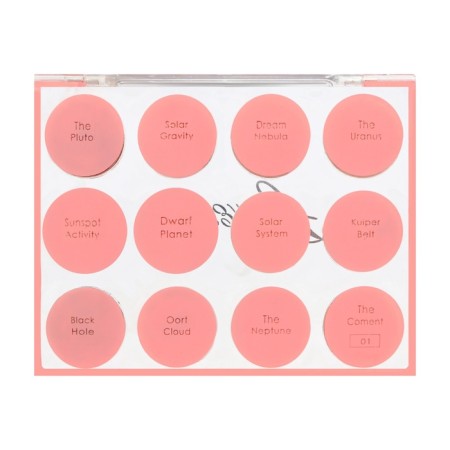Professional palette of shadow shallows Volcano of 12 colors-4