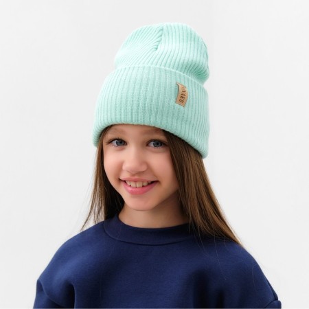 Children's hat minku rr 56-58, mint color-1