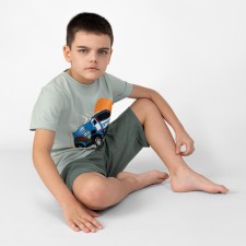 Pajamas for a boy: T-shirt and shorts 