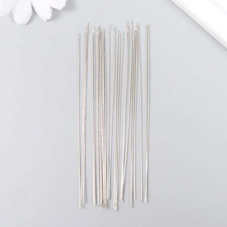 Needles for beads metal thin set 25-30 pcs Ø 0.45x100 mm-1