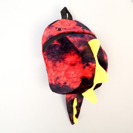Baby plush backpack "Dinosaur", 26x10x24 cm-1