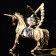 Souvenir "Horse - Pegasus", 8 × 6 × 7 cm, with crystals
