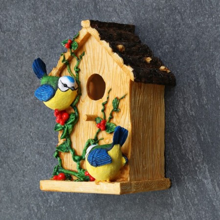 Garden figure "Birdland with a bird" 21x16x12cm