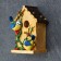 Garden figure "Birdland with a bird" 21x16x12cm