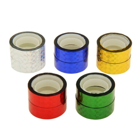 Adhesive tape holographic 15 mm x 10 m., Mix
