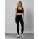 Sports suit female, size 44, black color