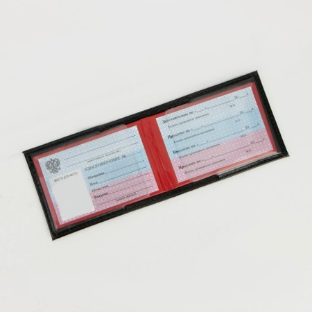 Cover for the certificate "Pass", the color is black-3