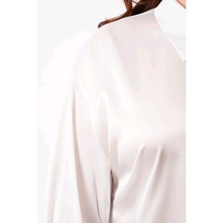 Female blouse, size 62, milk color-1